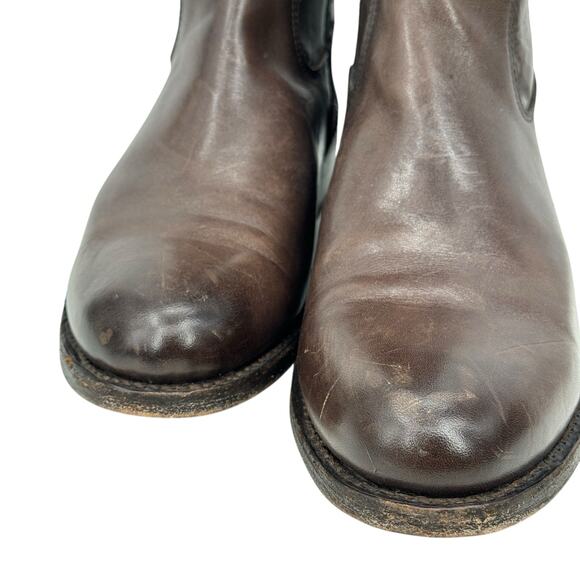 Frye Jayden Tall Button Boots Women's SZ 9 Brown Boho Casual Equestrian Western - Picture 8 of 13